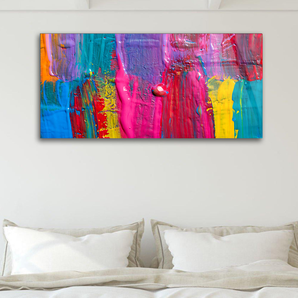 Abstract Art Background: Glass Painting Elegance