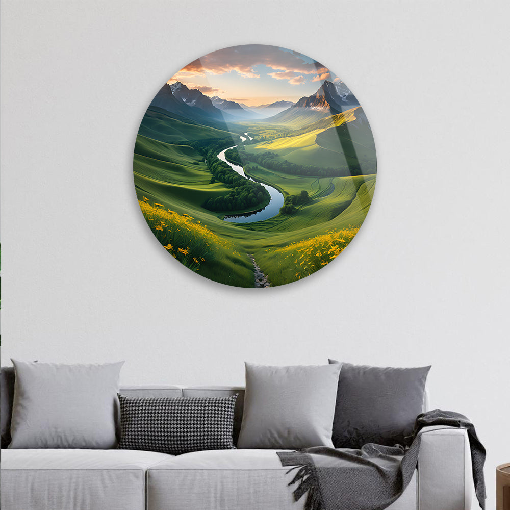 Mountain Solitude Landscape Art