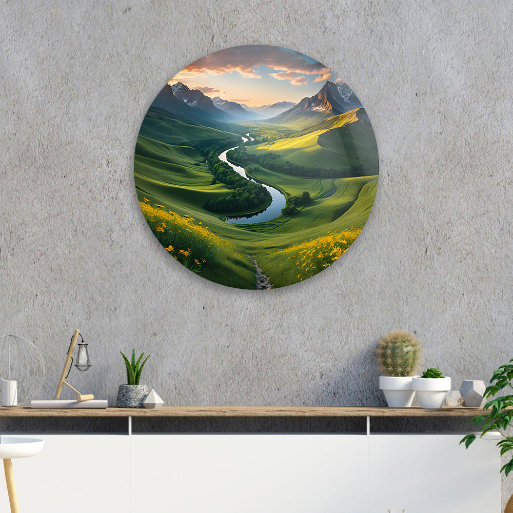 Mountain Solitude Landscape Art