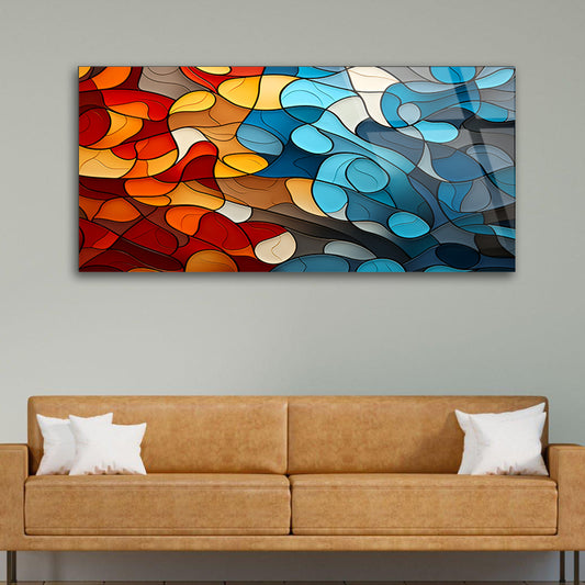 Color Burst Swirls: Mesmerizing Wall Art