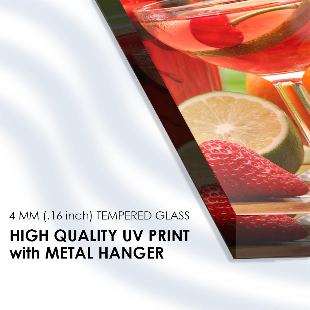 Nutrient-Packed Mocktail: Tempered Glass Artistry
