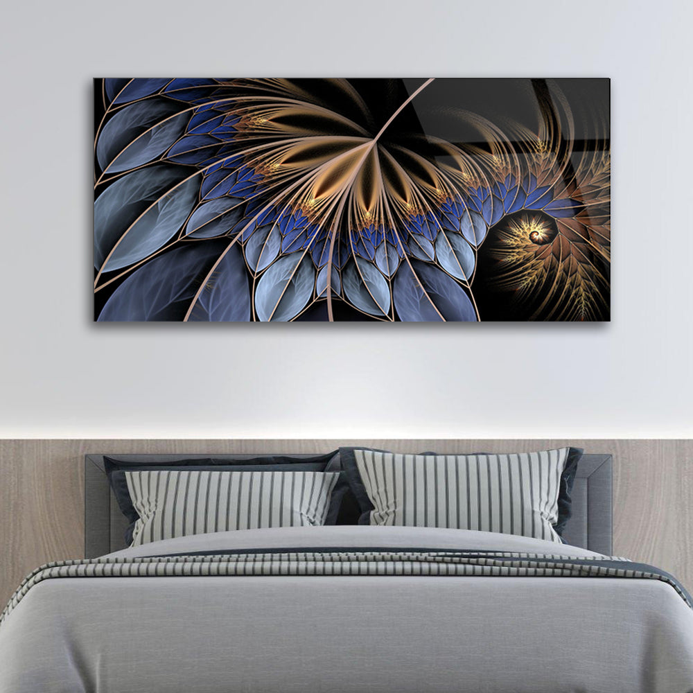 Abstract Art Captivating: Synthesis of Color and Shapes on Glass