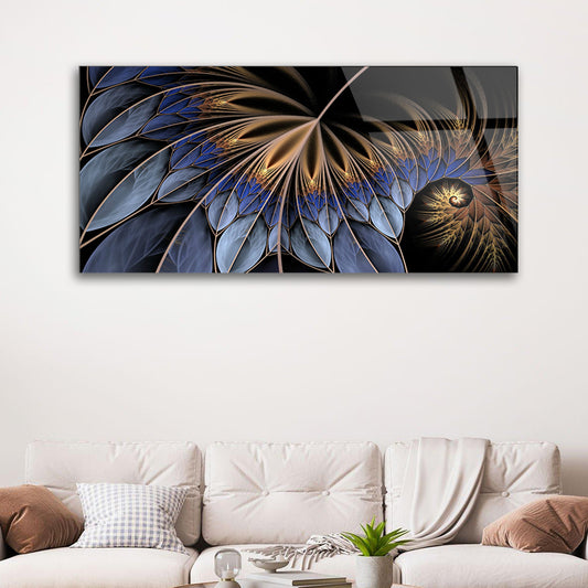 Abstract Art Captivating: Synthesis of Color and Shapes on Glass