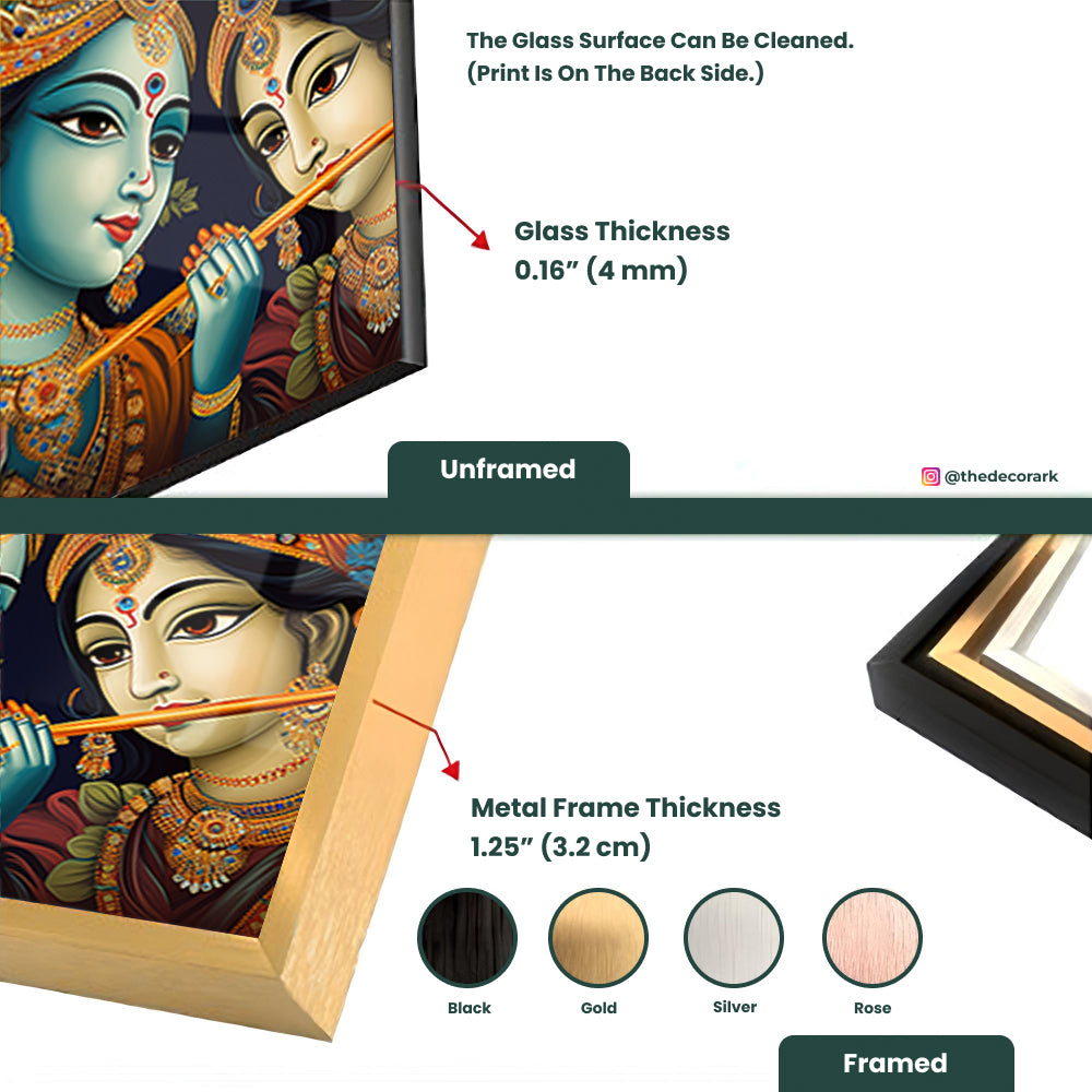 Artistic Radha Krishna Illustration: Capturing Divine Love