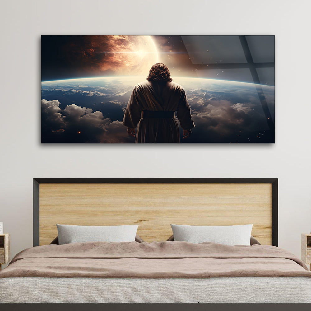 Jesus Watching Over: Spiritual Wall Art