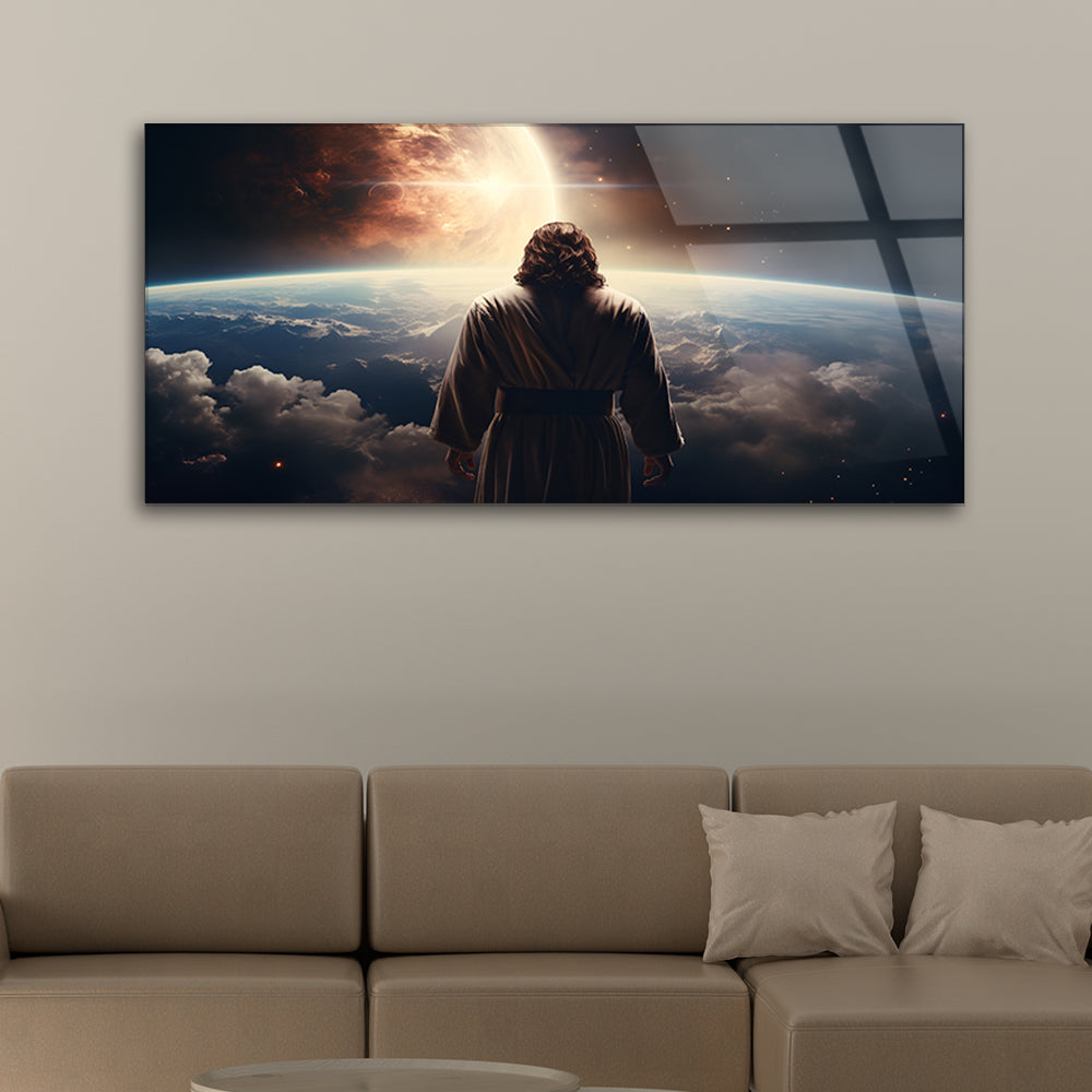 Jesus Watching Over: Spiritual Wall Art