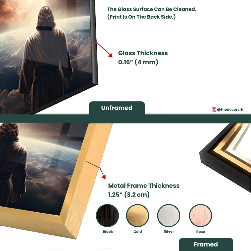 Jesus Watching Over: Spiritual Wall Art