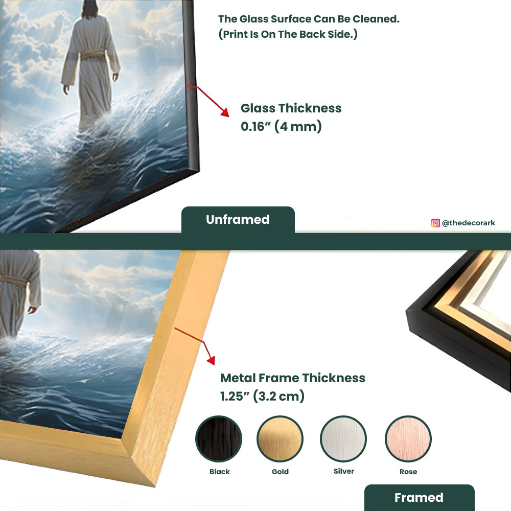 Jesus in the Water: Divine Presence in Glass