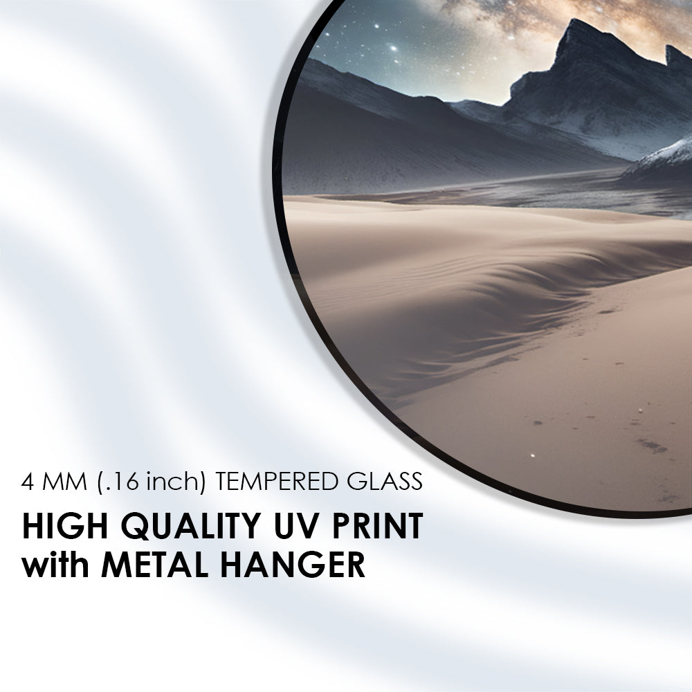 Magical Mountains Dreamscape Tempered Glass Art