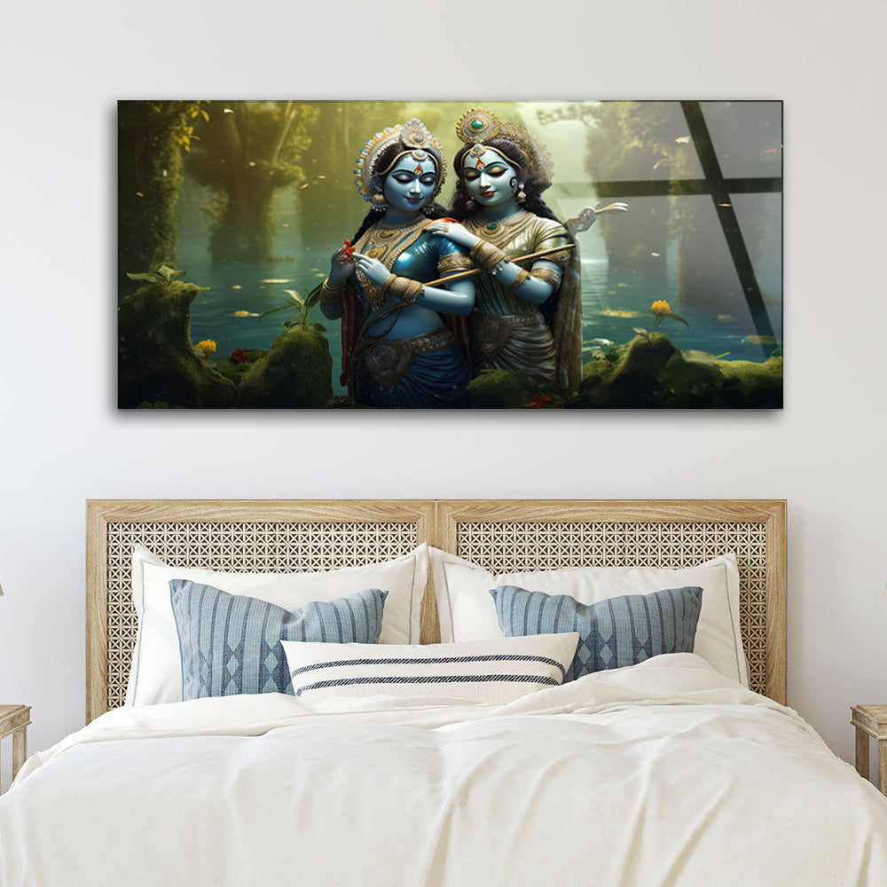 Beautiful Portrait of Radha Krishna: Divine Artistry