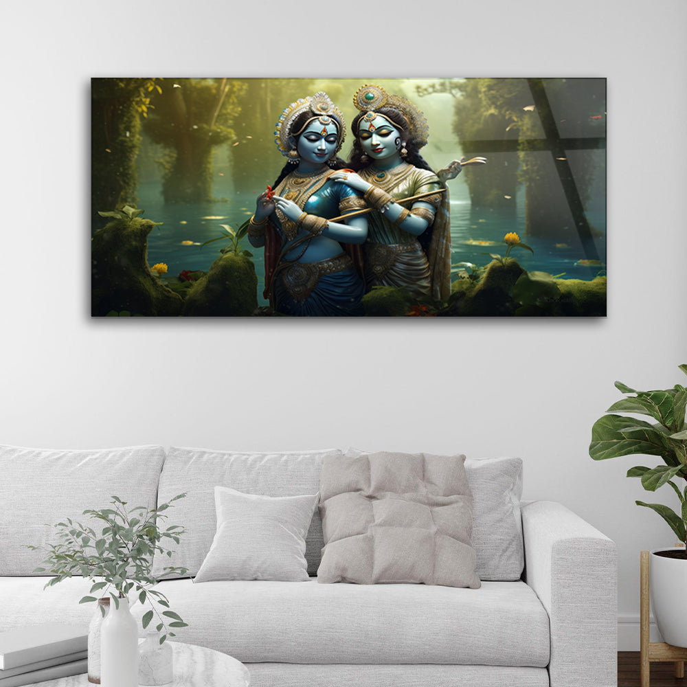 Beautiful Portrait of Radha Krishna: Divine Artistry