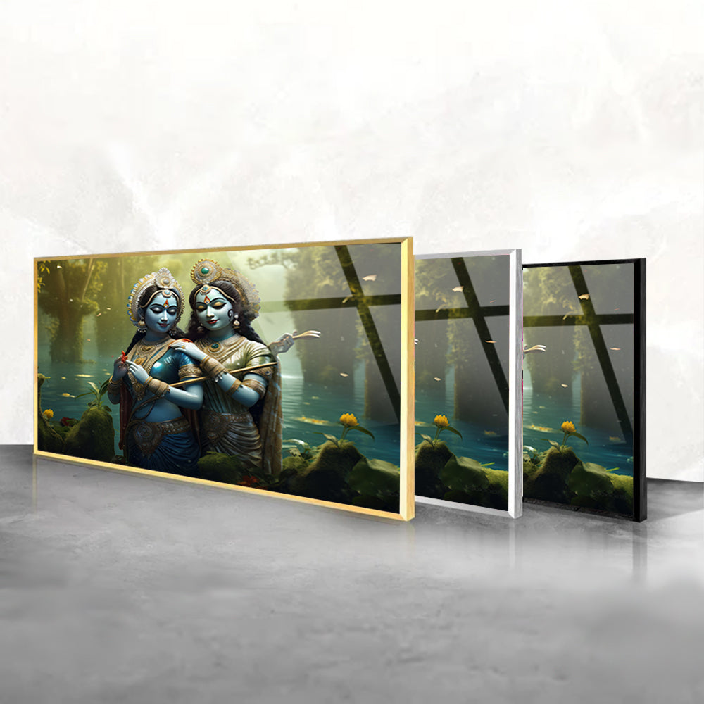 Beautiful Portrait of Radha Krishna: Divine Artistry