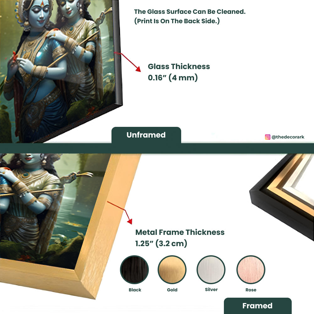 Beautiful Portrait of Radha Krishna: Divine Artistry