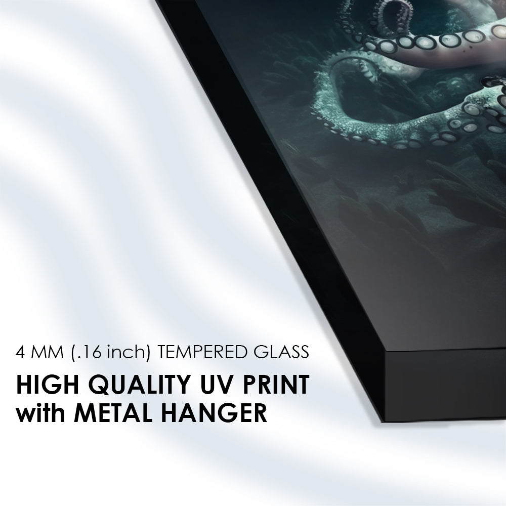 Ocean Octopus in Aquatic World: Marine Art