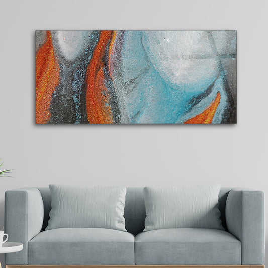 Glittering Drips: Tempered Glass Painting