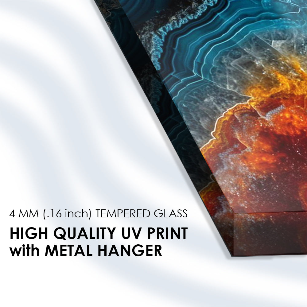 Liquid Abstraction: Tempered Glass Painting