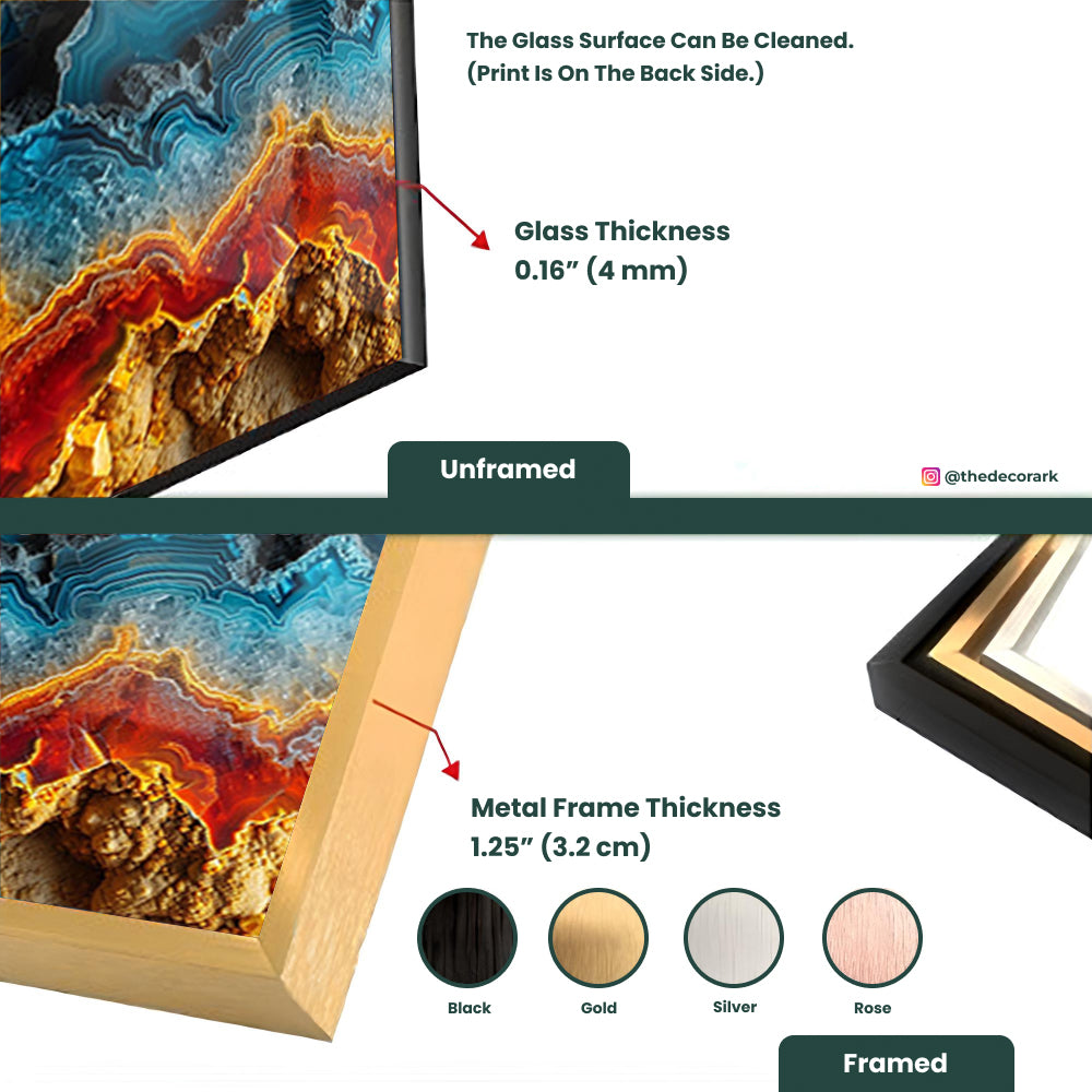 Liquid Abstraction: Tempered Glass Painting