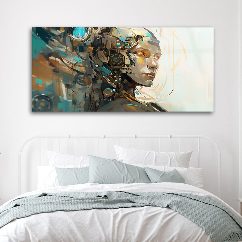 Humanoid Imperfections: Tempered Glass Artwork