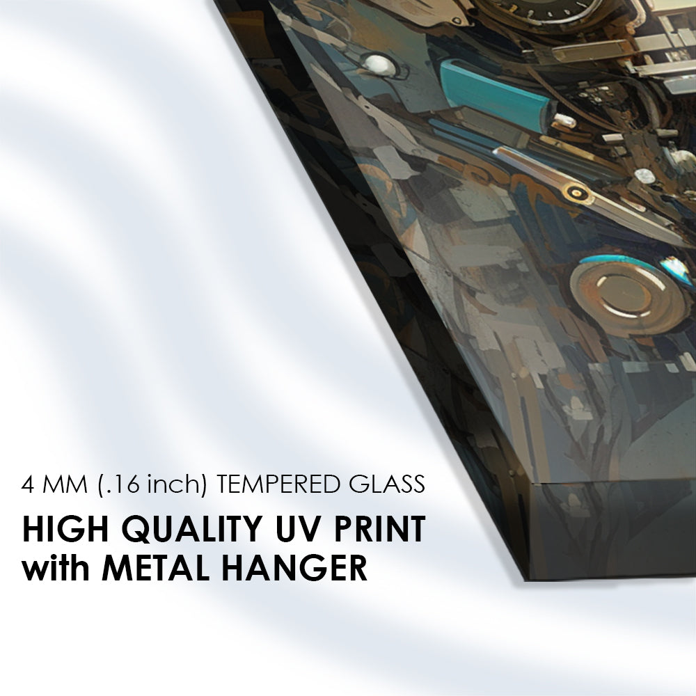 Humanoid Imperfections: Tempered Glass Artwork