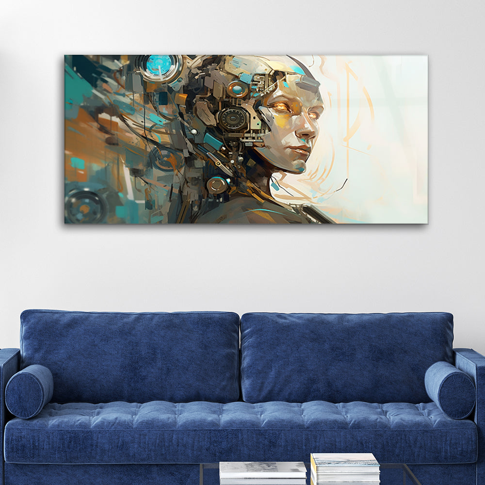 Humanoid Imperfections: Tempered Glass Artwork