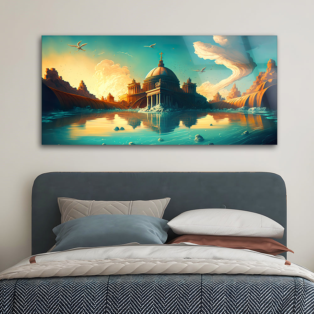 Vatican Reverie: Tempered Glass Illustration