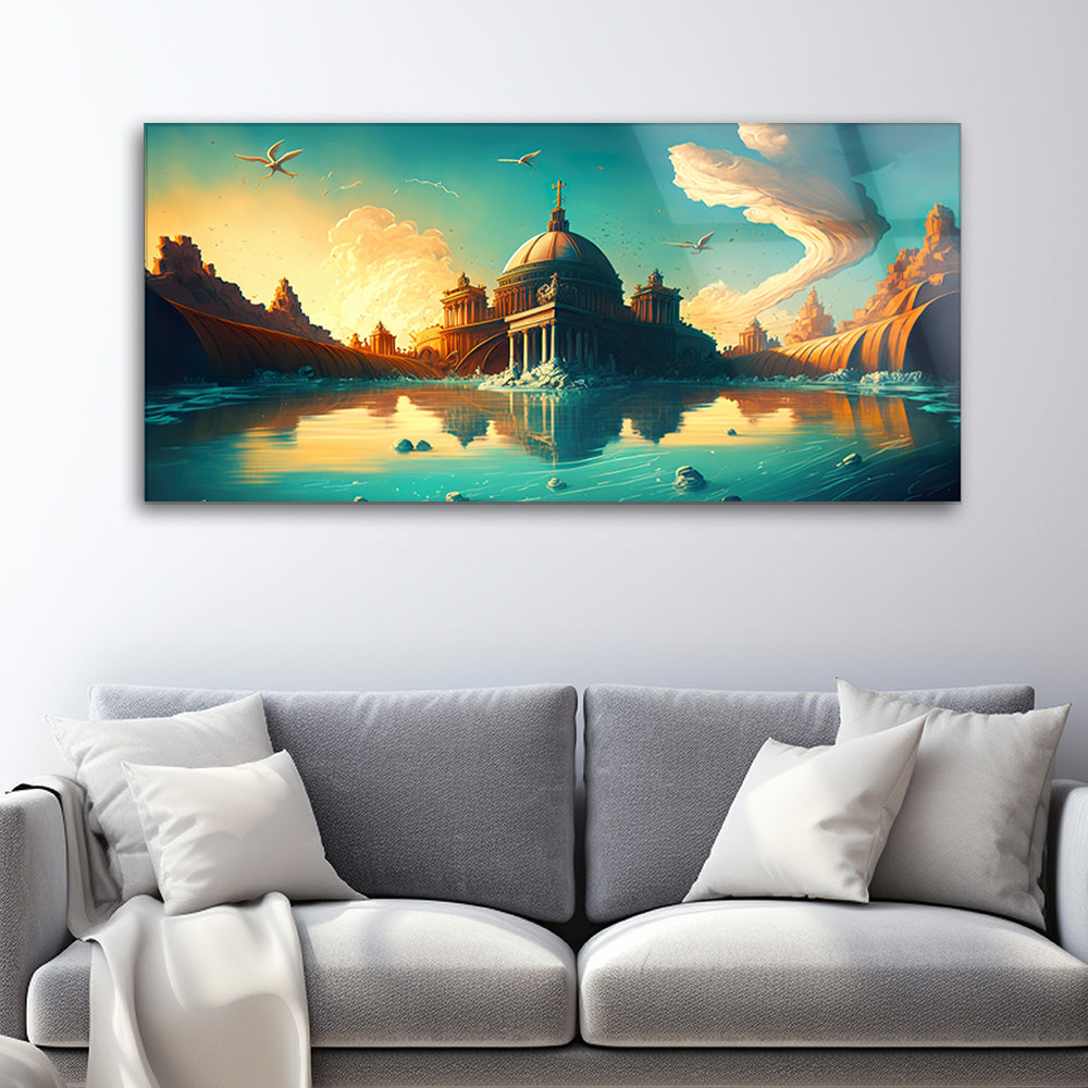 Vatican Reverie: Tempered Glass Illustration