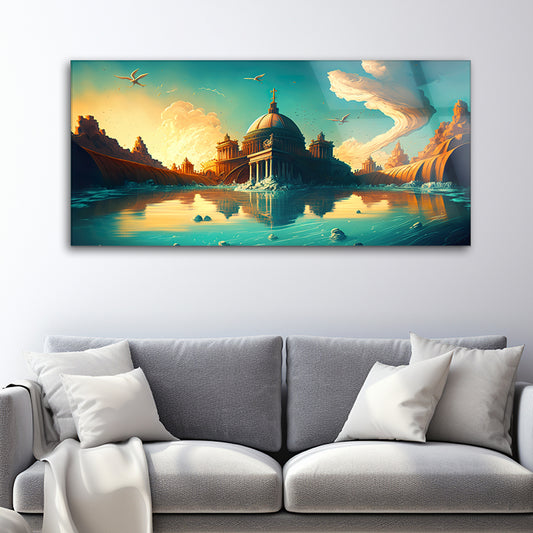 Vatican Reverie: Tempered Glass Illustration