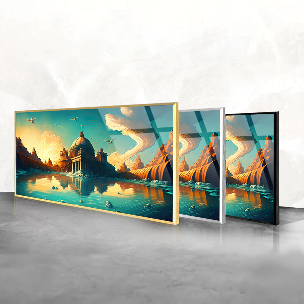 Vatican Reverie: Tempered Glass Illustration