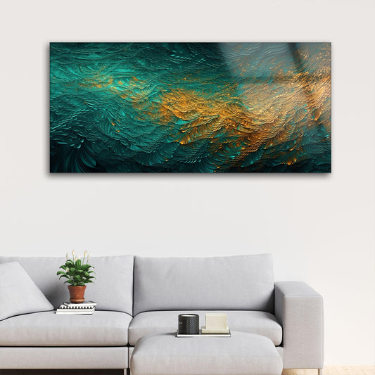 Chromatic Abstraction: Tempered Glass Painting