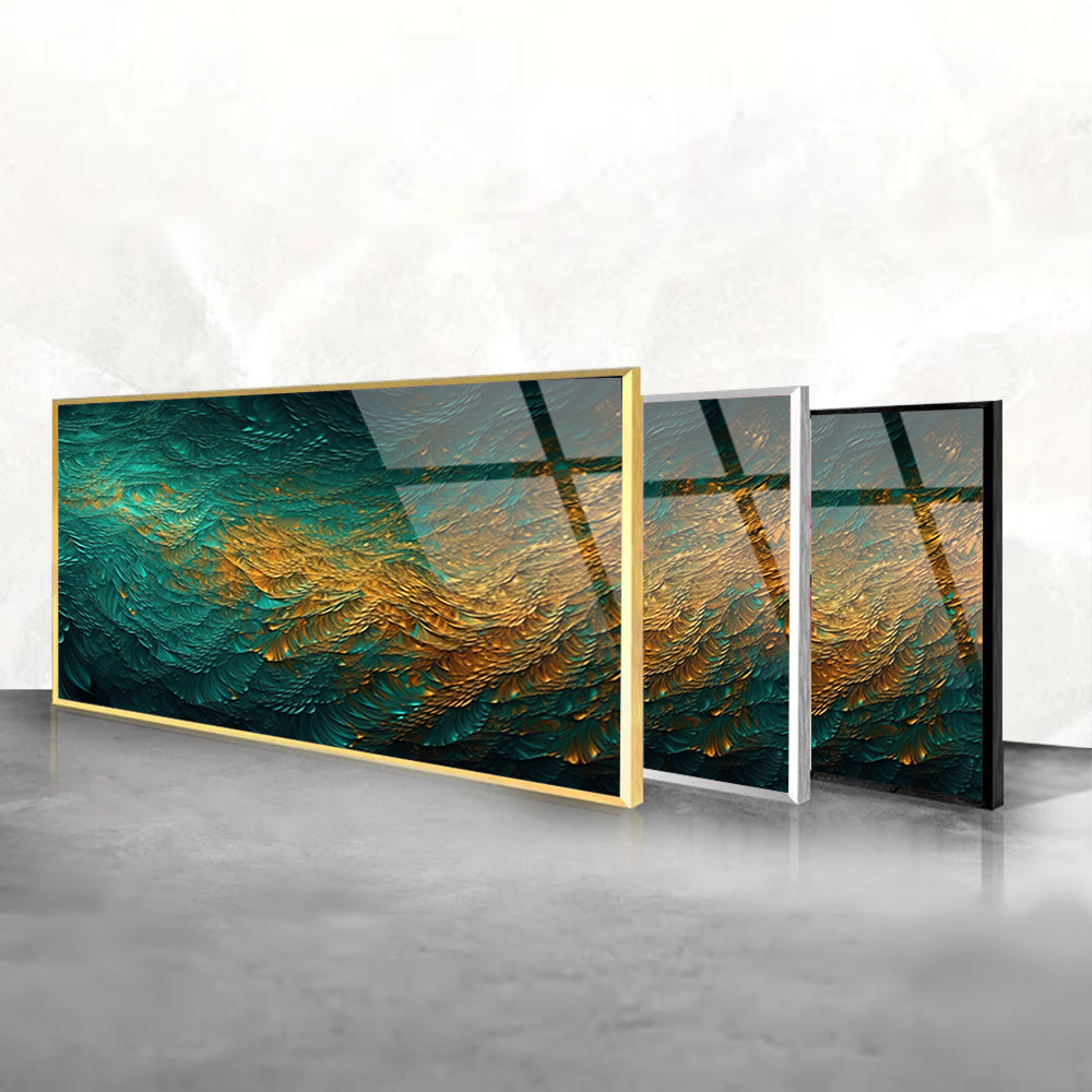 Chromatic Abstraction: Tempered Glass Painting