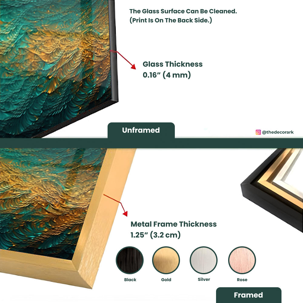 Chromatic Abstraction: Tempered Glass Painting