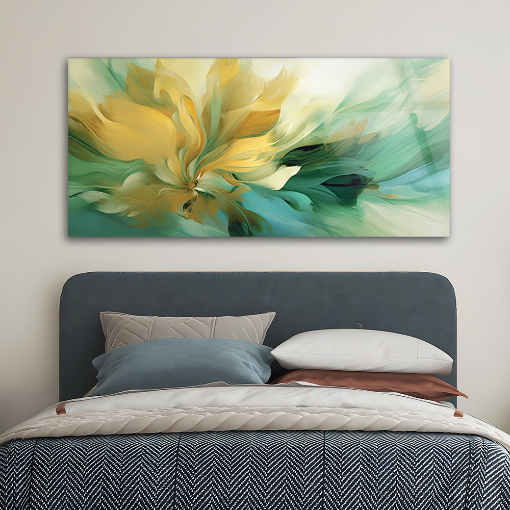Beautiful abstract colorful floral design art