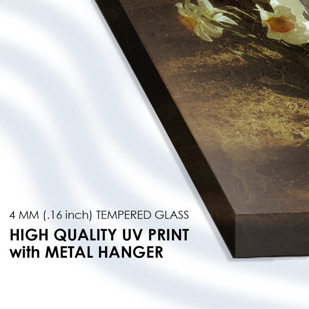 Portrait of a spring narcissus flowers