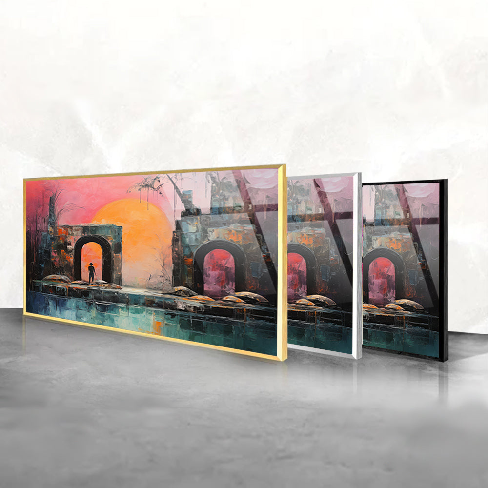 Mysterious ruins secret place Artistic art