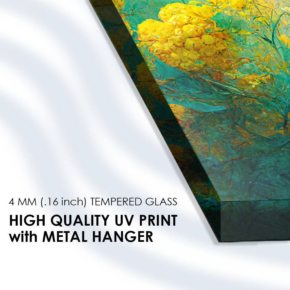 Beautiful multicolored artistic floral art