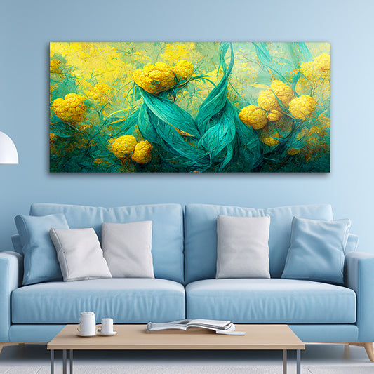 Beautiful multicolored artistic floral art