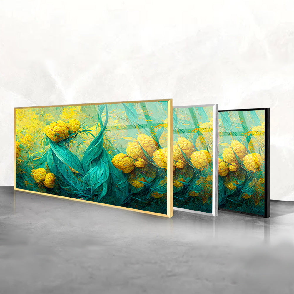 Beautiful multicolored artistic floral art