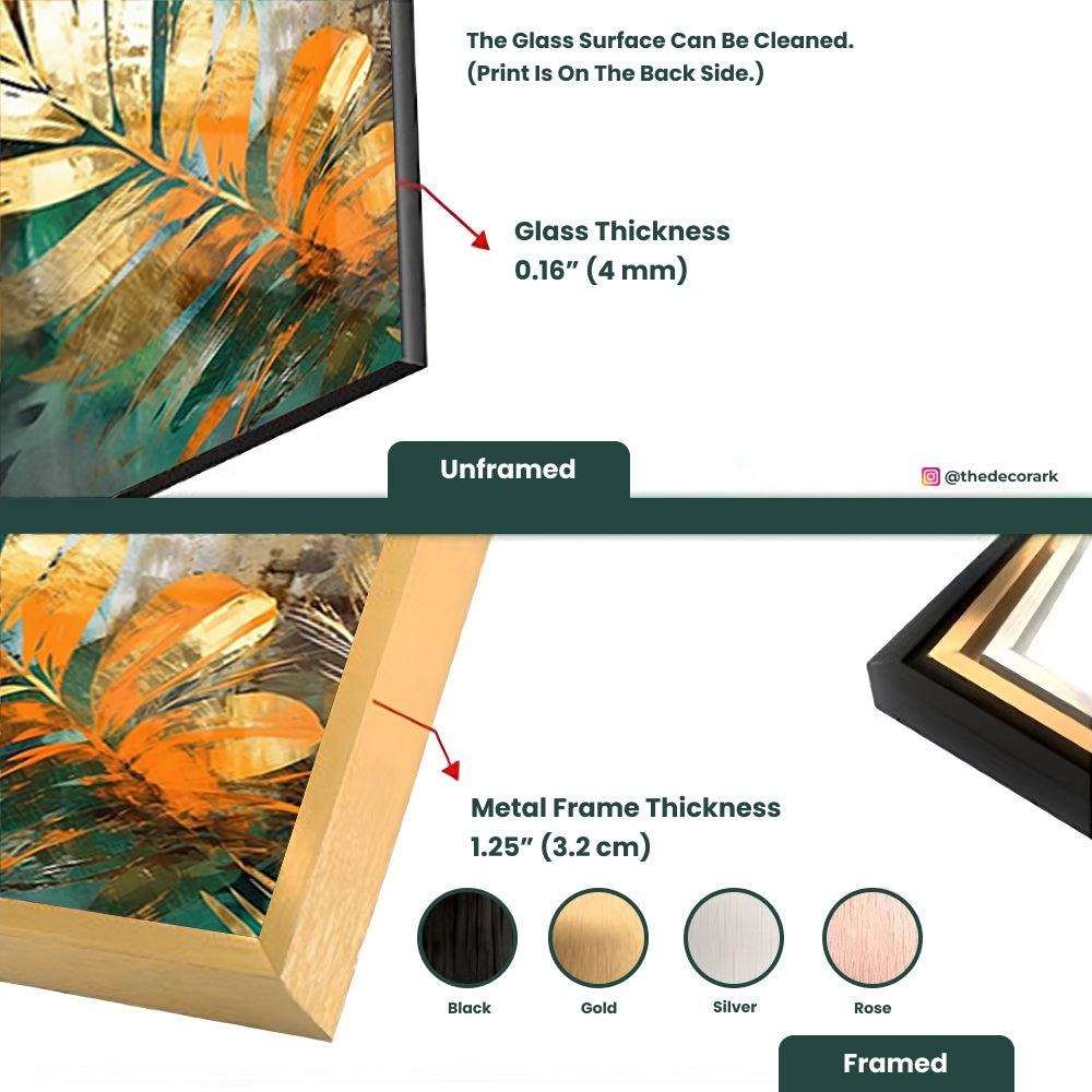 Abstract oil paintings gold element feathers textures art