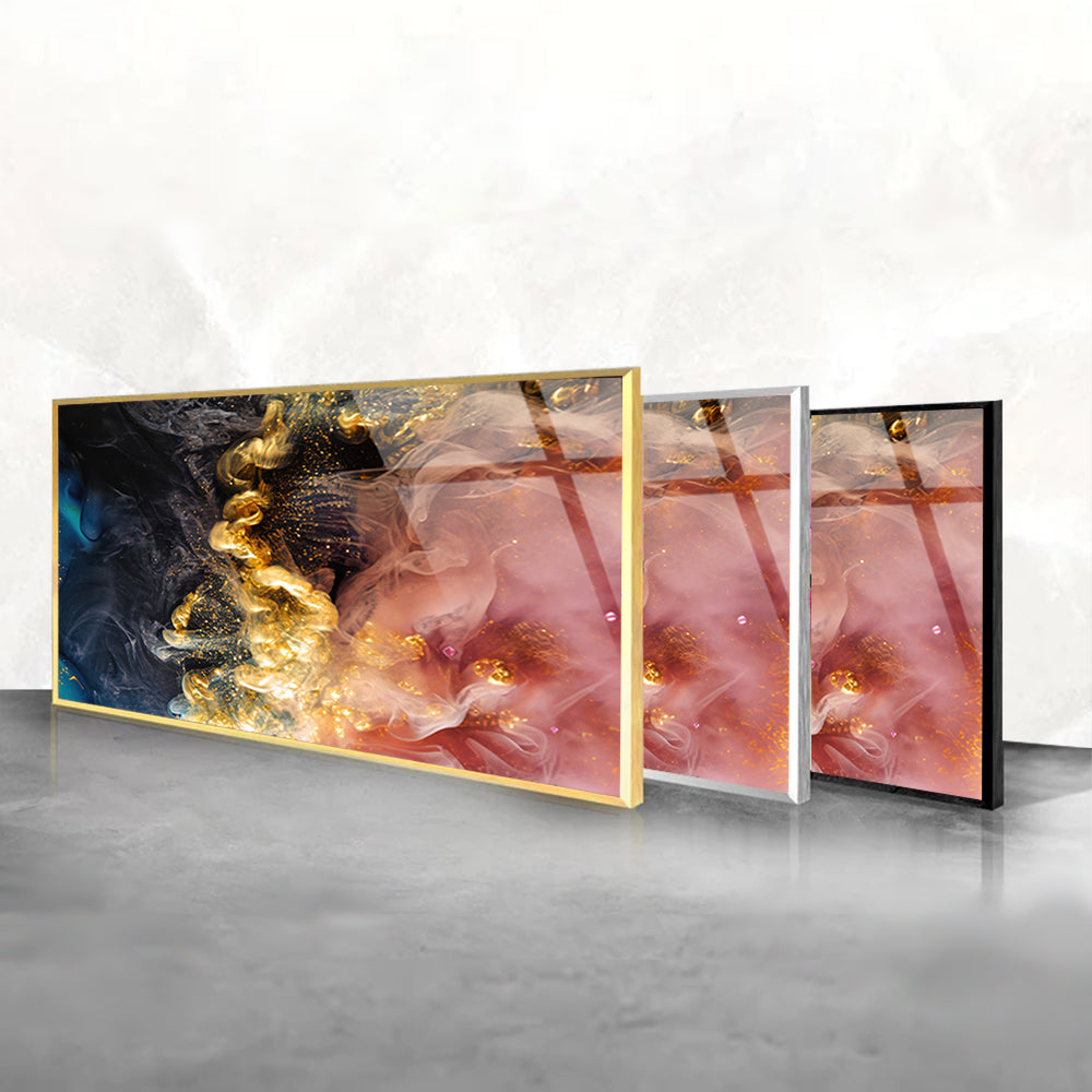 Multicolored sparkling abstract art