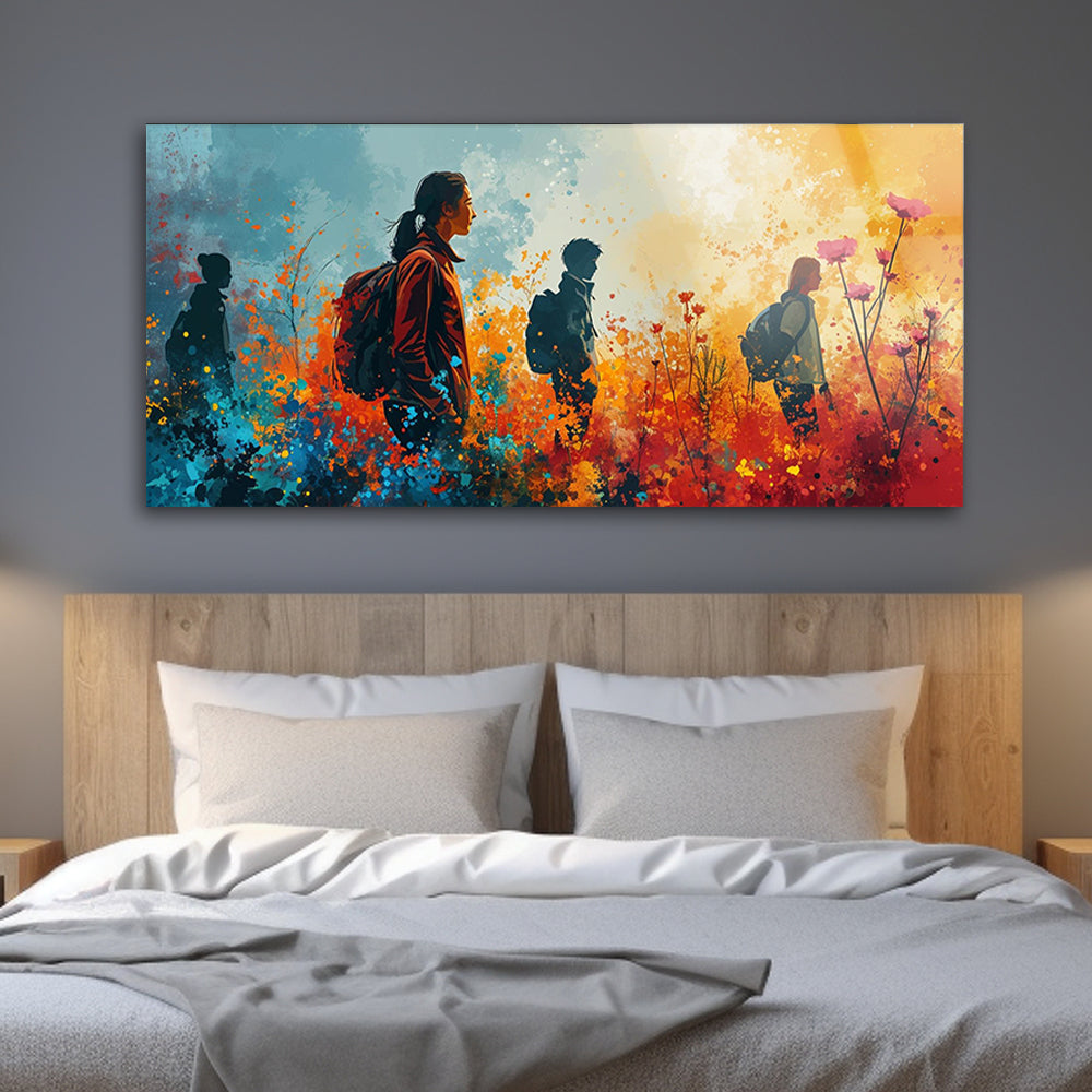 Fields of Wander: Tempered Glass Landscape Art