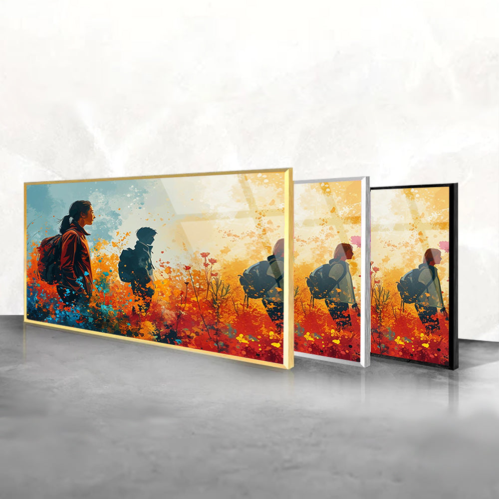 Fields of Wander: Tempered Glass Landscape Art