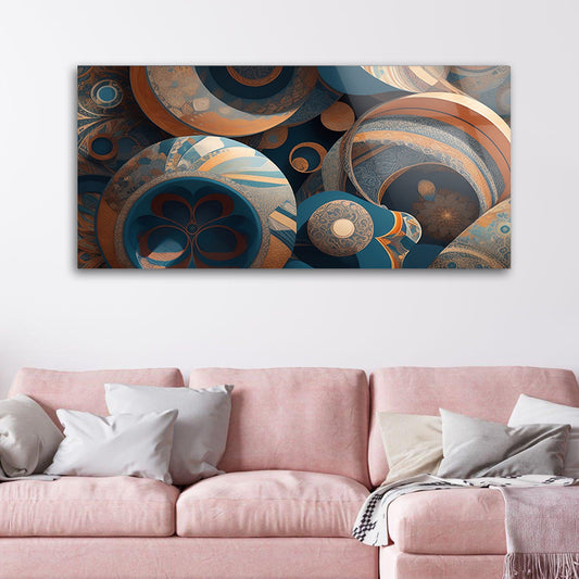 Captivating Abstract Patterns: Tempered Glass Art