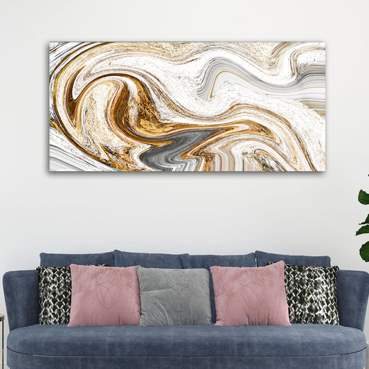 Colorful Marbling Paint: Tempered Glass Abstract Art