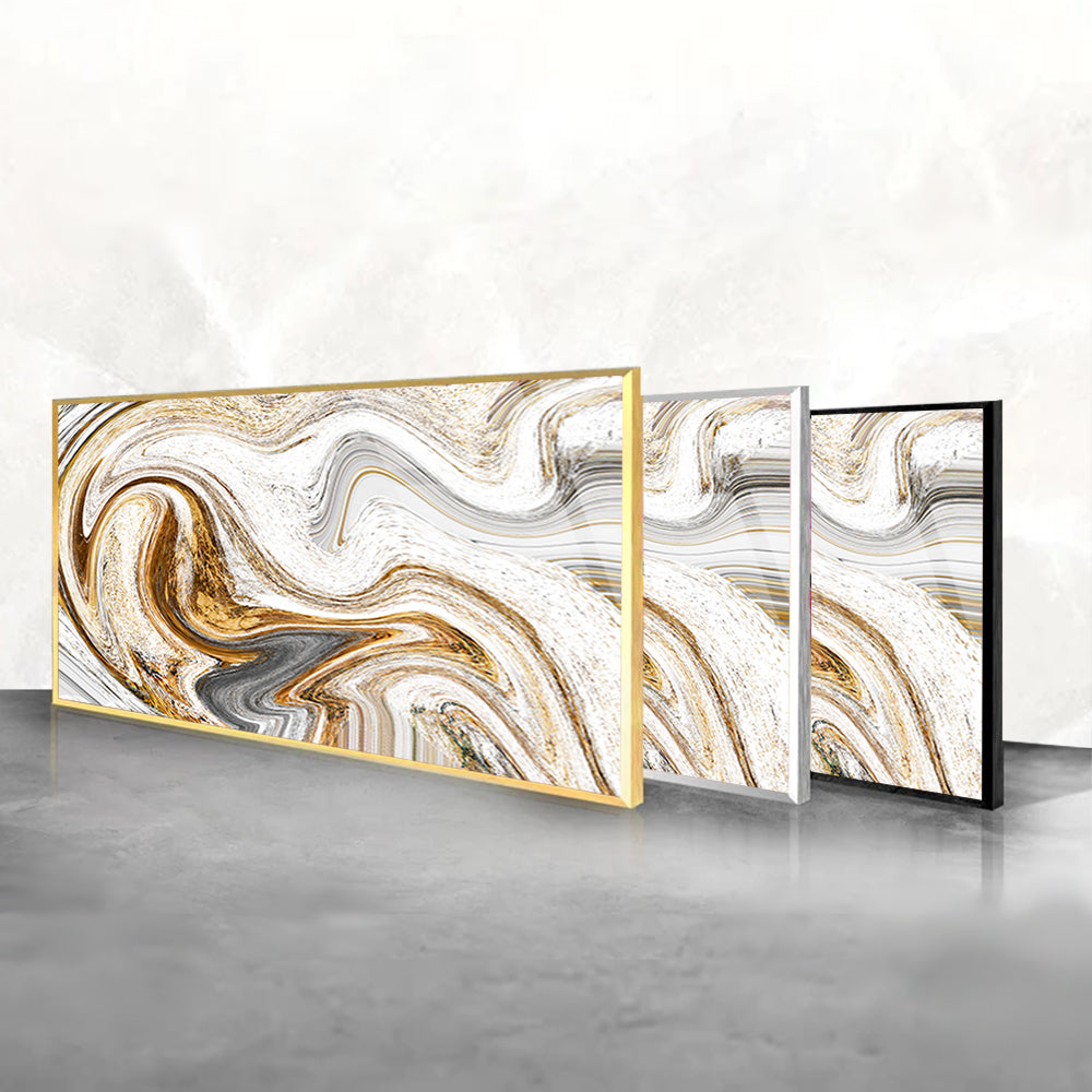 Colorful Marbling Paint: Tempered Glass Abstract Art