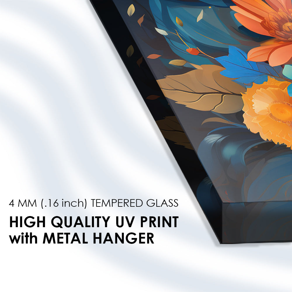 Cosmic Love: Tempered Glass Portrait Art