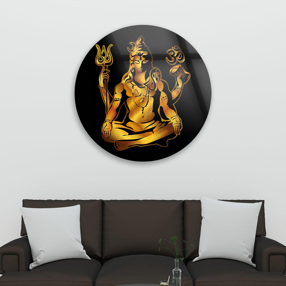 Shiva's Zen Meditation Wall Decor