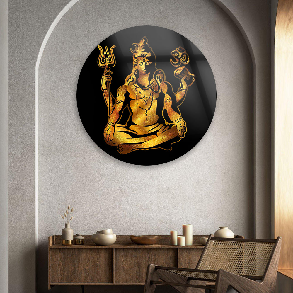 Shiva's Zen Meditation Wall Decor