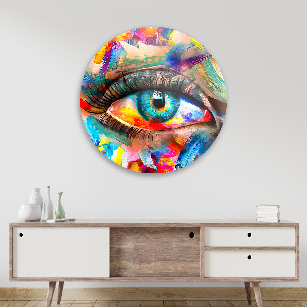 Spectrum Eye Tempered Glass Decor