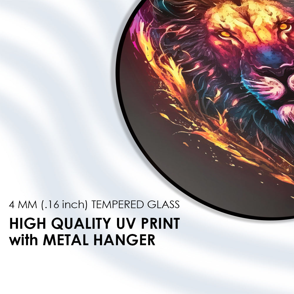 Artistic Lion Majesty Wall Decor