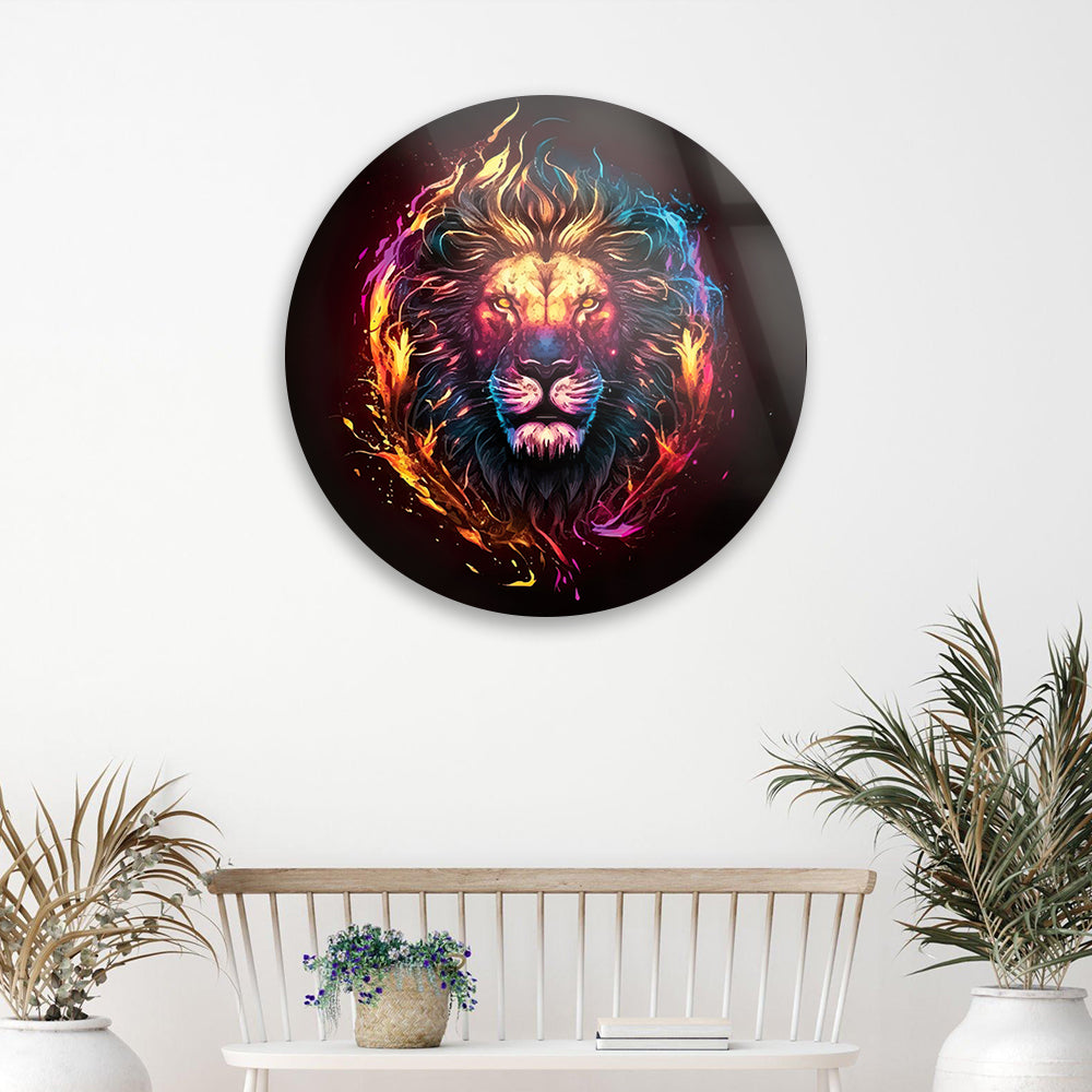 Artistic Lion Majesty Wall Decor